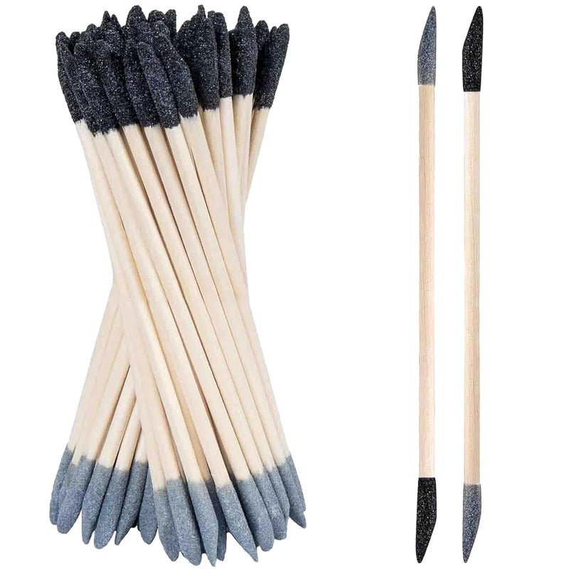 Warmtree Sanding Sticks 50 Pcs, Double-Ended Sanding Tools for Wood & Plastic Models, 120/280 Grit, 5.4 x 0.2 Inch - Fine Detailing in Tight Spaces with Matchstick Design - Image 1